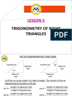 1Q1516 Math12-1 - Lesson 2 - Trigonometry of Right Triangles