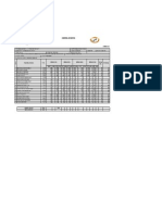 Sabana de Notas Contabilidad de Costos Ii 2019 - I V Semestre Contaduria Prof Mairene Silva