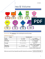 Geometry-Surface Area & Volume PDF