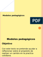 Modelos Pedagógicos