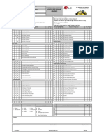 PS Checklist Motor Grader