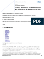 1051-2014 CS (Nulidad Procesal)