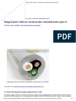 Sizing of Power Cables For Circuit Breaker Controlled Feeders (Part 3) - EEP PDF