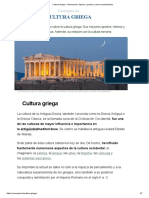 (A-HIST) Cultura Griega - Información, Historia, Aportes y Otras Características PDF