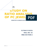 A Case Study On Ratio Analysis of PC Jeweller