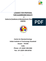 Cleanroom-Rfp Iitg 250116 PDF