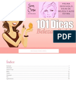 101 Dicas de Beleza e Saude GRATIS