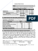 Costos de Existencias - Casos Practicos PDF