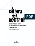 Garland D. (2001) - Una Historia Del Presente. La Cultura Del Control. Crimen y Orden Social en La Sociedad Contemporánea