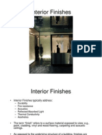 Interior Finishes