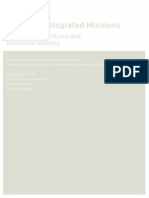 Report On Integrated Missions - Practical Perspectives and Recommendations