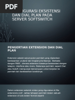 Konfigurasi Eksistensi Dan Dial Plan Pada Server VOip