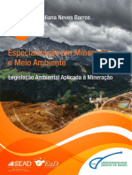 Legislacao Ambiental Aplicada A Mineração - Juliana