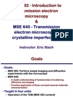 Transmission Electron Microscopy Skills:Introduction To Transmission Electron Micros