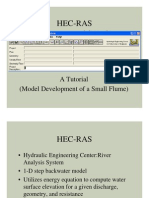 HEC-RAS Tutorial Flume Example