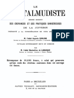 Le Juif Talmudiste Abbe Rohling PDF