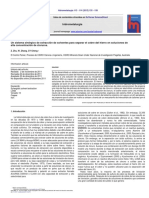 Un Sistema Sinérgico de Extracción de Solventes para Separar El Cobre Del Hierro en Soluciones de Alta Concentración de Cloruros.