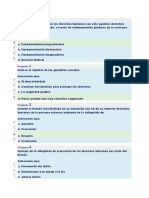 Curso Derechos Humanos y Violencia. Examen Modulo 1