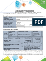 Guía para El Desarrollo Del Componente Práctico - Paso 4 - ¿Cómo Aplico Los Contenidos de Genética en Actividades Prácticas y Encuentros B-L