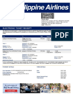 Electronic Ticket Receipt