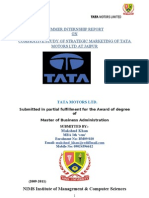 Tata Motors Summer Training Report by Makshud Khan