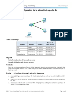 Sythese 5.2.2.7 Et 5.3 Packet Tracer - Configuring Switch Port Security Instructions