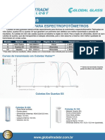 Cubetas para Espectrofotometros