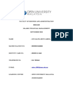 Assignment Islamic Financial Management Sept 2018