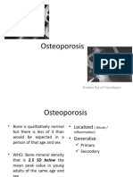 Osteoporosis: Shoban Raj A/l Vasudayan