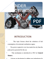 Cylinder Deactivation System - An Introduction