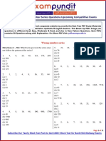 Important Wrong Number Series For Sbi Clerk Rbi Asst Prelims PDF