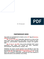 6.2 Sample Partnership Deed