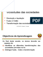 Vicissitude Do Contrato Das Sociedades - Sessao 3