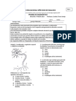 Prueba de Diagnostico Bio 3 Fa