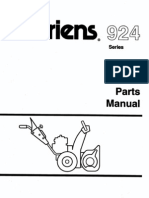 Ariens Sno Thro 924 Series Snow Blower Parts Manual