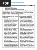 Desempeños de Comunicación (Secundaria)