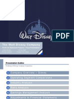 Walt Disney Financial Statement Analysis