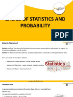 Basics of Statistics - 1 PDF