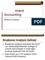 Breakeven Analysis PDF