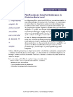 Northwestern Medicine Planificacion de La Alimentacion para La Diabetes Gestacional