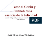 Aferrarse Al Corán y La Sunnah Es La Esencia de La Felicidad PDF