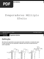 Aula 4 e 5 - Evaporadores Múltiplo Efeito