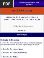 Aula 1 - Resultante de Um Sistema de Forças - Unidade I PDF