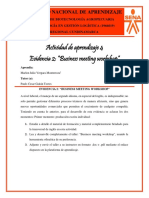 Evidencia 2. "Business Meeting Workshop" - Marlon Vergara PDF