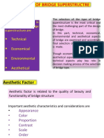 Selection and Span Arrangement of Bridge