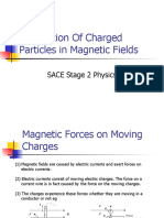 The Motion of Charged Particles in Magnetic Fields