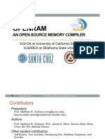 OpenRAM ICCAD 2016 Presentation