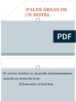 Principales Áreas de Un Hotel