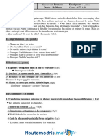 Devoir 6primaire FR s2 Serie2 PDF