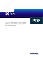 Guru Content Manager 2018-2 InstallationGuide